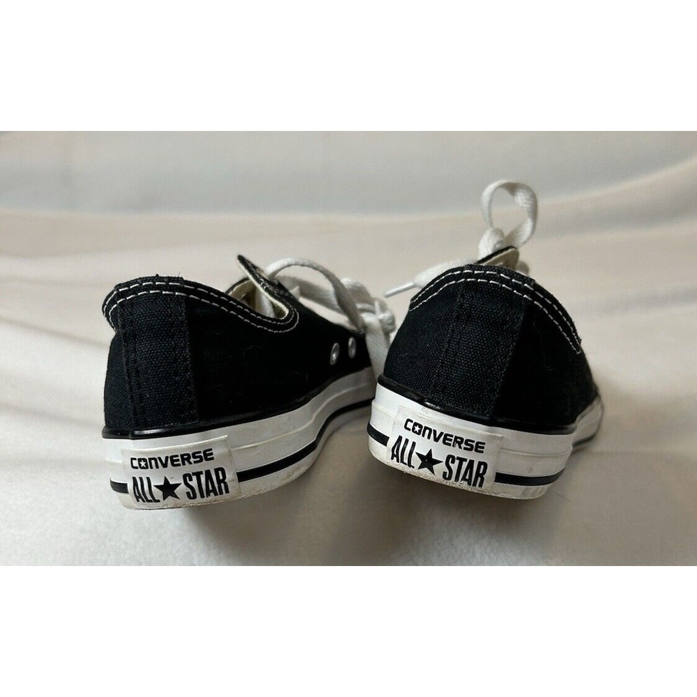Converse All Star Sneakers Youth Black low top‎ Size 3 - Picture 4 of 10